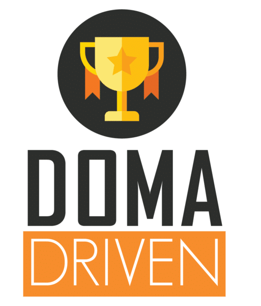 A trophies with DOMA Driven